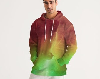 Bluza z kapturem Nebula Space, prezenty astronomiczne, bluza z kapturem naukowa