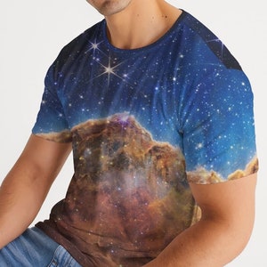NASA James Webb Space Shirt & Awesome Astronomy Gift, Carina Nebula Printed Space Shirt, JWST NASA T Shirt for Astronomy Lovers.