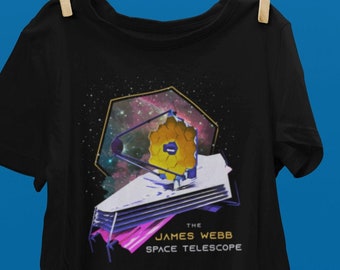 Koszulka NASA: Kosmiczny Teleskop Jamesa Webba, Uniwersalne prezenty z zakresu astrofizyki i astronomii, Koszulka NASA, Prezent kosmiczny, Koszulka naukowa.