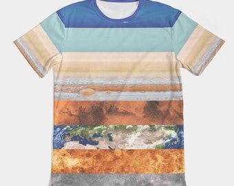 Solar System Astronomy Gifts, Nasa Shirt For Carl Sagan & Neil deGrasse Tyson Fans, Planet Prints Space Shirt, Mars Planet Nasa T Shirt.