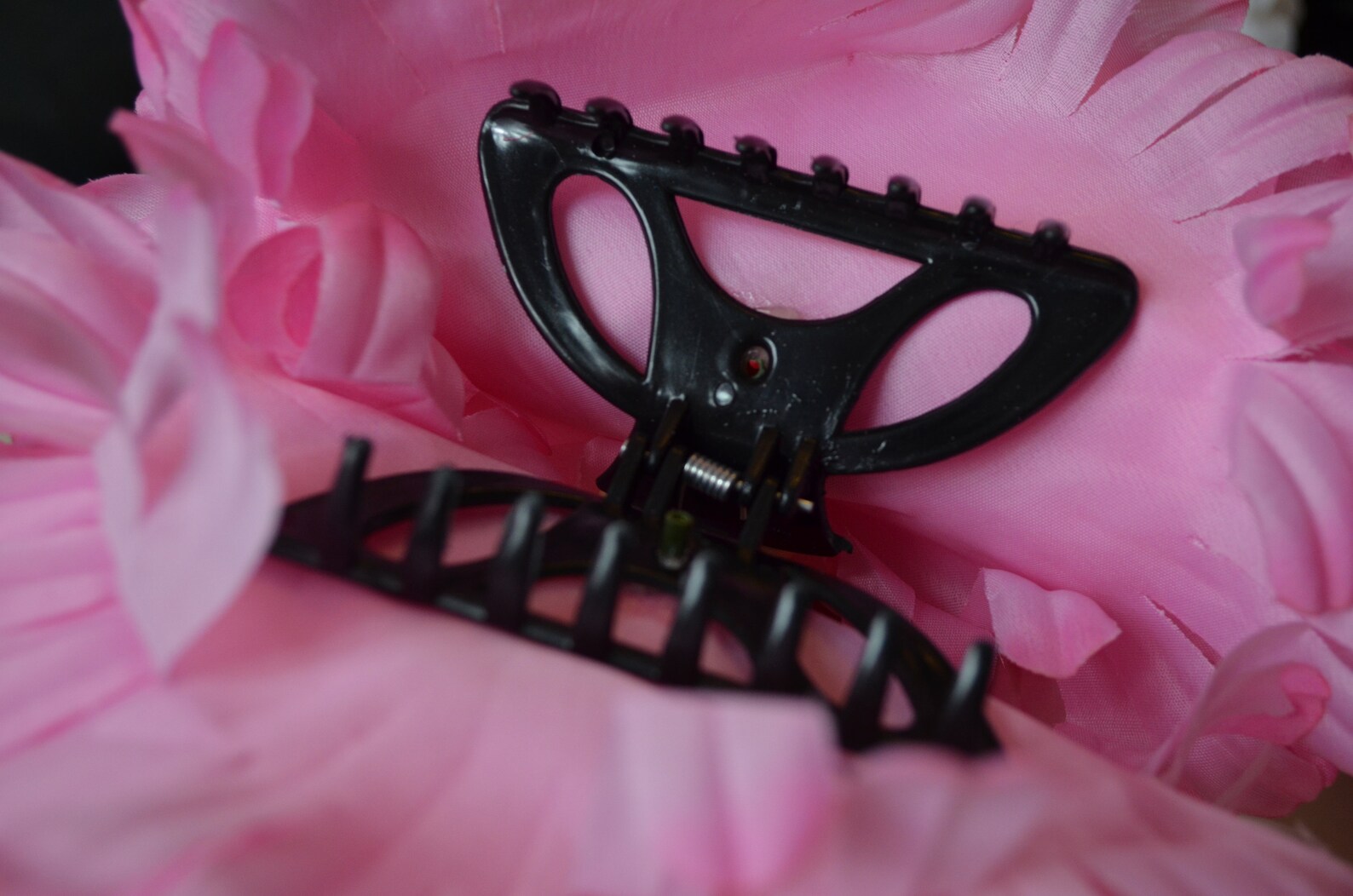 Pink Volumizing Hair Clip Hijab Hijabi Volume Flower Etsy