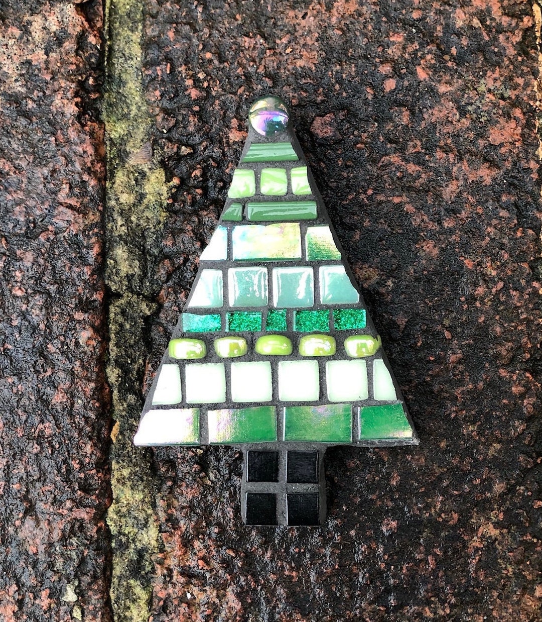 Christmas Tree Mosaic Kit Etsy UK