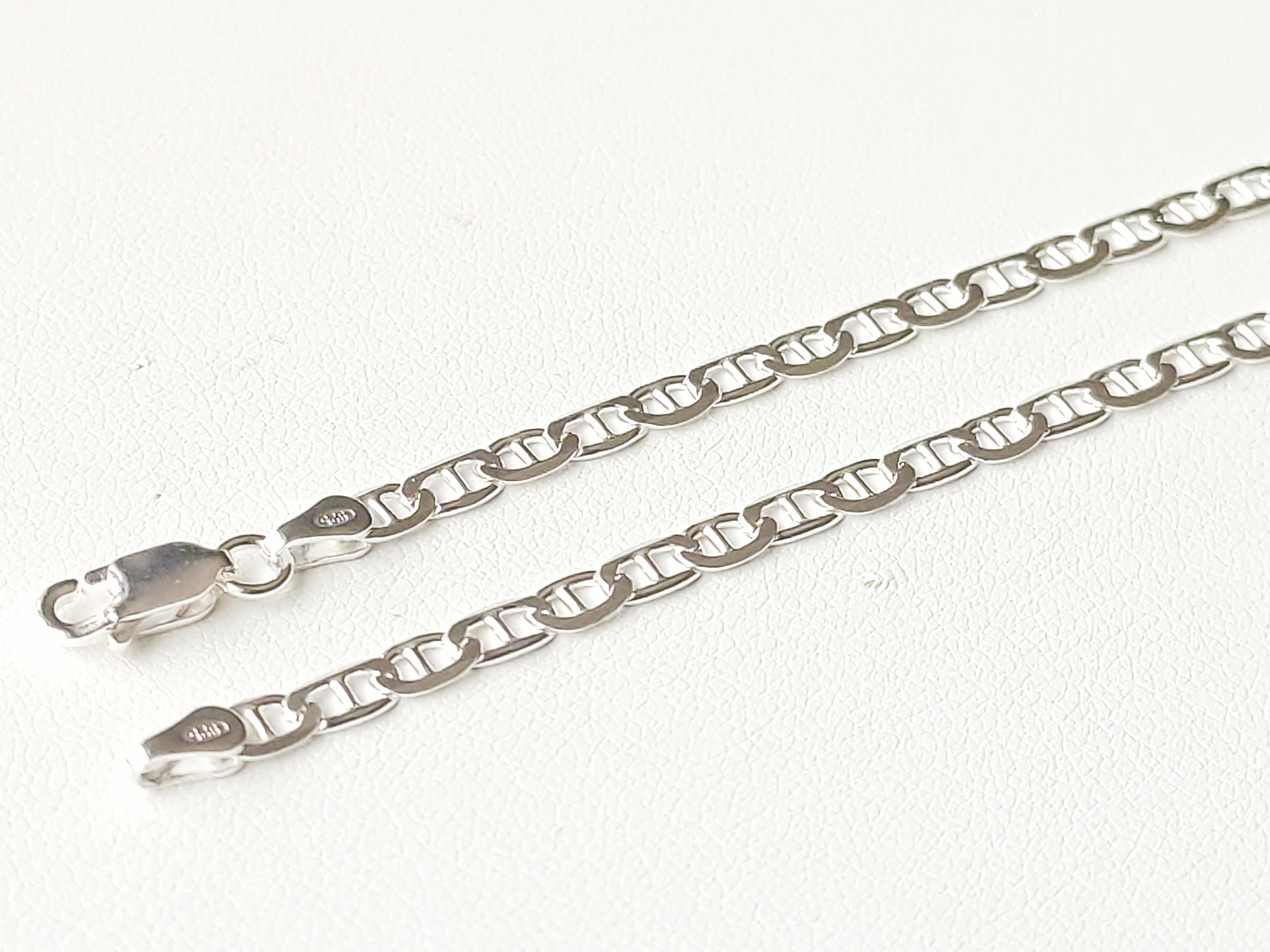 Thin Silver Snake Chain Necklace, Mens Silver Necklace Chain - Round Silver Chain for Men - Minimalist Jewelry - by Twistedpendant