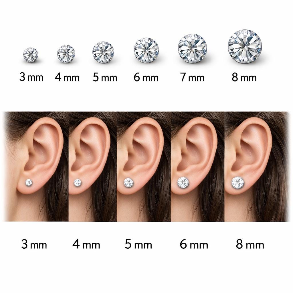 Boucles D'Oreilles Puces En Or Jaune 18K Boules 6mm - Bijouxvk - Neuf Sans Boîte