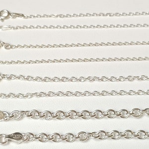 Sterling silver forçat chain image 2