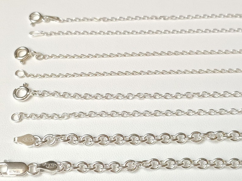 Sterling silver forçat chain image 2