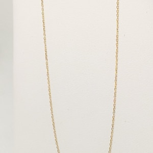 Fine chain in solid 18-carat yellow gold 18K 750/1000 diamond-set forçat - several lengths - with box and gift bag - women, children
