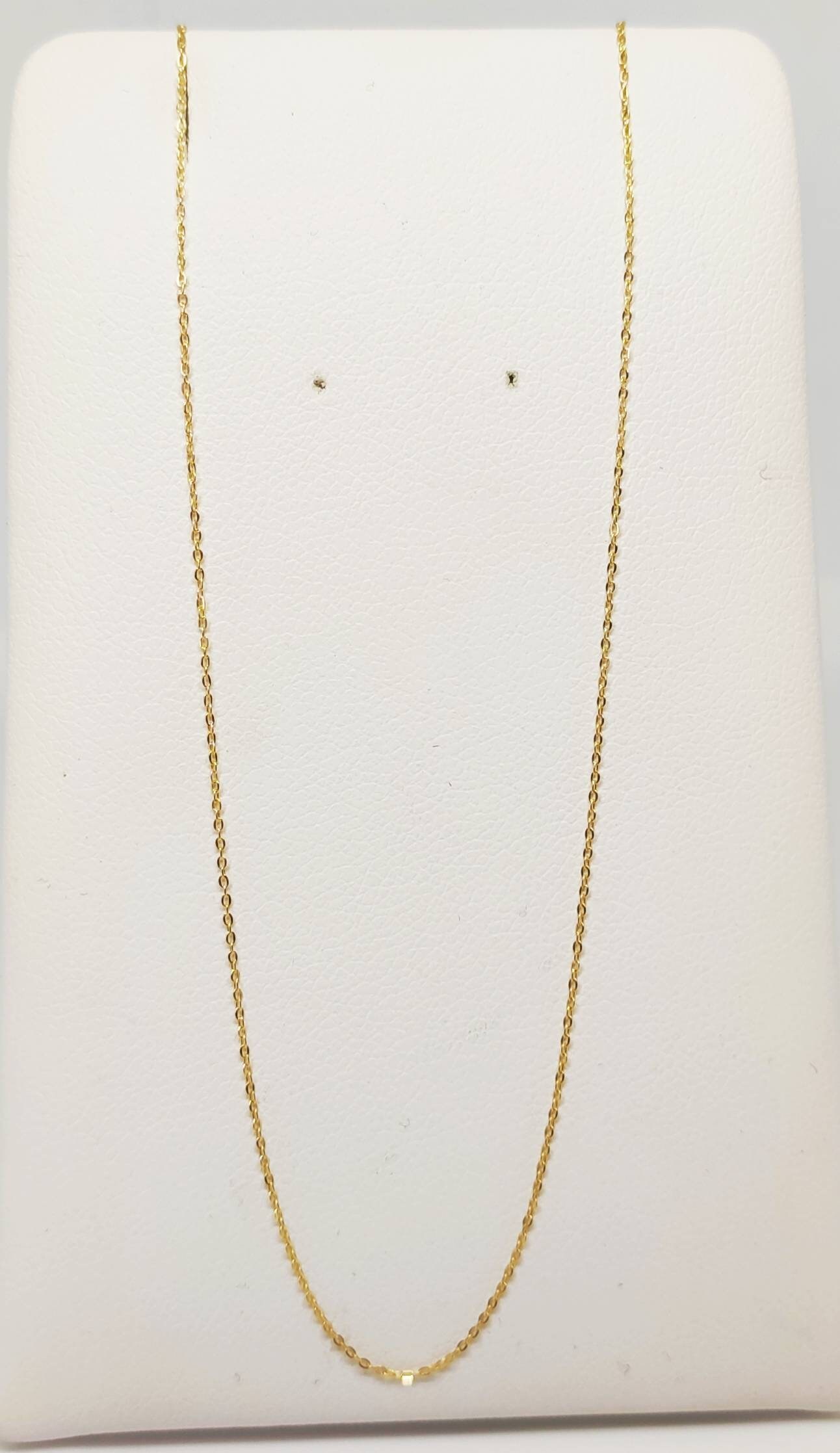Fine Chain in Solid Yellow Gold 18 Carats 18K 750/1000 Convict | Etsy
