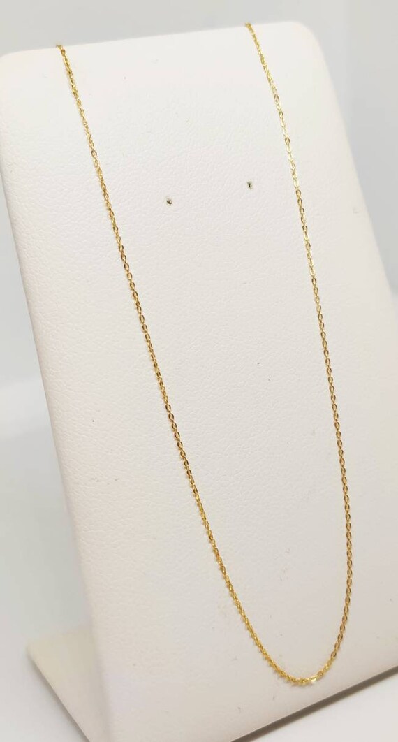 Fine Chain in Solid Yellow Gold 18 Carats 18K 750/1000 Convict Etsy UK