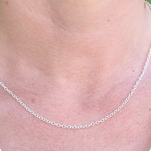 Sterling silver forçat chain image 9