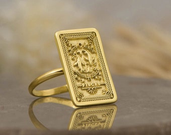 Pisces Zodiac Ring - 925 Sterling Silver Astrology Jewelry, Elegant Horoscope Water Sign Charm, Birthday Gift for Pisces Star Sign