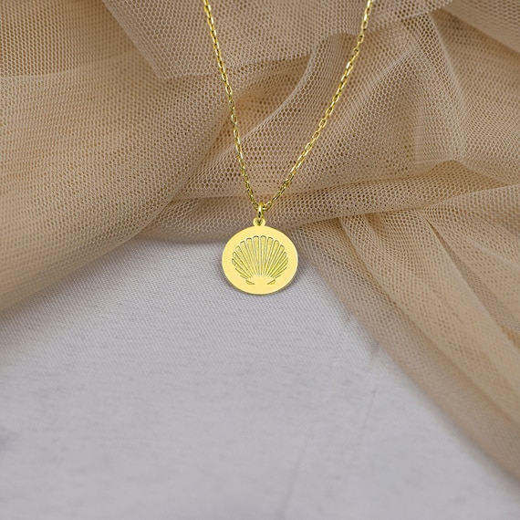 Collana Con Ciondoli In Oro 14k - Filigrana Con Conchiglie E Stelle Marine - Gioiello Donna - 4