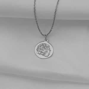 14K Solid Gold Cockapoo Necklace - Custom Dog Pendant, Personalized Pet ...