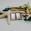 Tarot Card Earrings The Moon Gold Silver Tarot Jewelry Gifts Magical Earrings Mystical Earrings Gift For Her Gift For Mom By Uluer