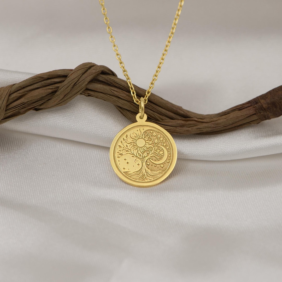 ネックレス・ペンダント EOU STUDIO THE TREE N1GOLD Amazon.com: 14K Gold Tree Pendant, Tree of Life Necklace