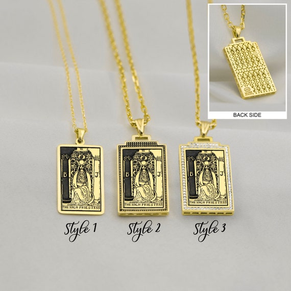 Tarot - 2 - The High Priestess Necklace Tarot - 2 - The High Priestess Necklace