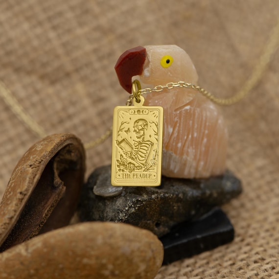 14K Solid Gold The Reader Pendant - Book Lover Necklace | Literary Jewelry | Gold Book Charm for Readers | Gift for Bookworms Bibliophiles