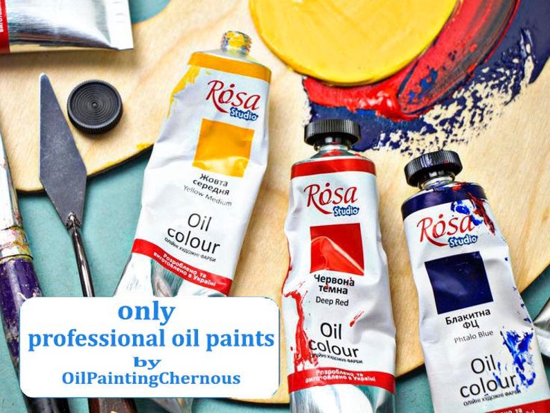 Strawberry painting hand painted only professional oil paints by OilPaintingChernous.
