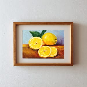 Lemon Painting, cozy home decor
