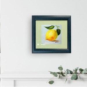 Lemon oil painting.