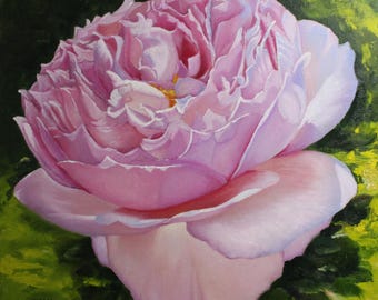 Custom Oil Painting: Floral Original Art From Photo Hand Painted Canvas Artwork