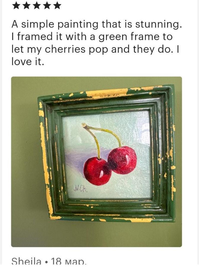 Strawberry oil painting