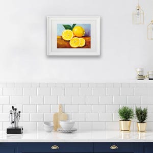 Lemon oil painting