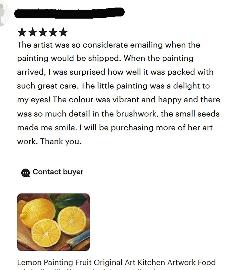 Lemon oil painting.