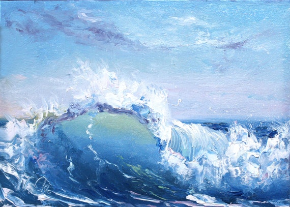 Oceanscape Wave Canvas Painting