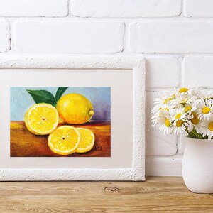 Lemon oil painting