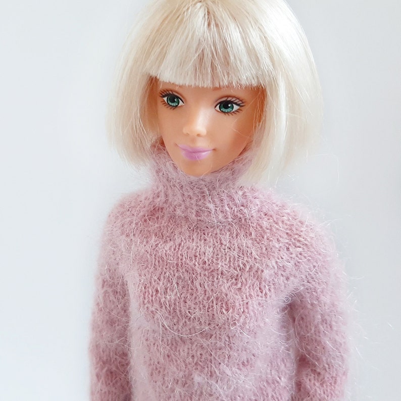 Barbie doll sweater Barbie doll jumper knitted doll Etsy