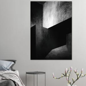 Abstract Berlin Wall Art Berghain-Inspired Brutalist Poster Industrial Minimalist Print Berlin Techno Home Decor Modern Art Print