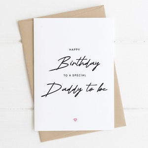 Carte d'anniversaire futur papa | Joyeux anniversaire futur papa | Carte d'anniversaire From The Bump | Carte d'anniversaire de nouveau papa | Cartes Future Papa | Futur papa