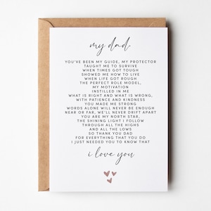 Carte de fête des pères, poème de mon père, carte de fête des pères pour papa, carte de fête des pères heureuse, cadeau de fête des pères, poème de fête des pères, carte de papa, carte pour lui
