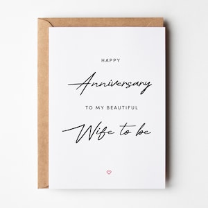 Carte d'anniversaire de fiancé pour elle, joyeux anniversaire à ma belle future femme, carte d'anniversaire de fiancé, carte d'anniversaire pour fiancé, pour elle