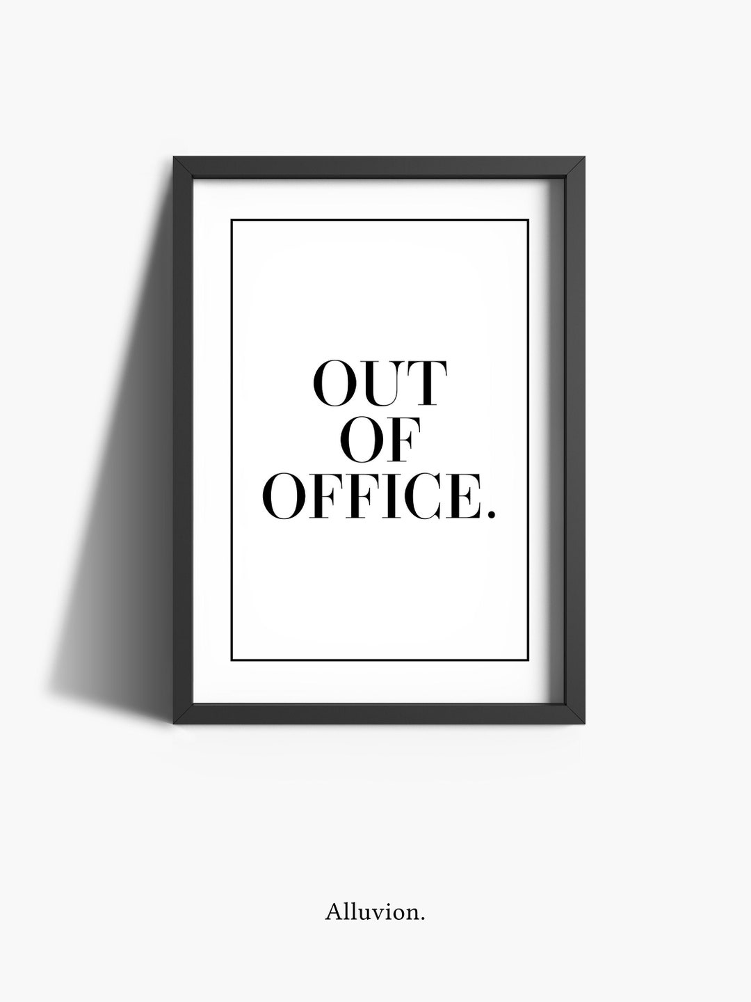 Home Office Print Out of Office Funny Prints Office Etsy