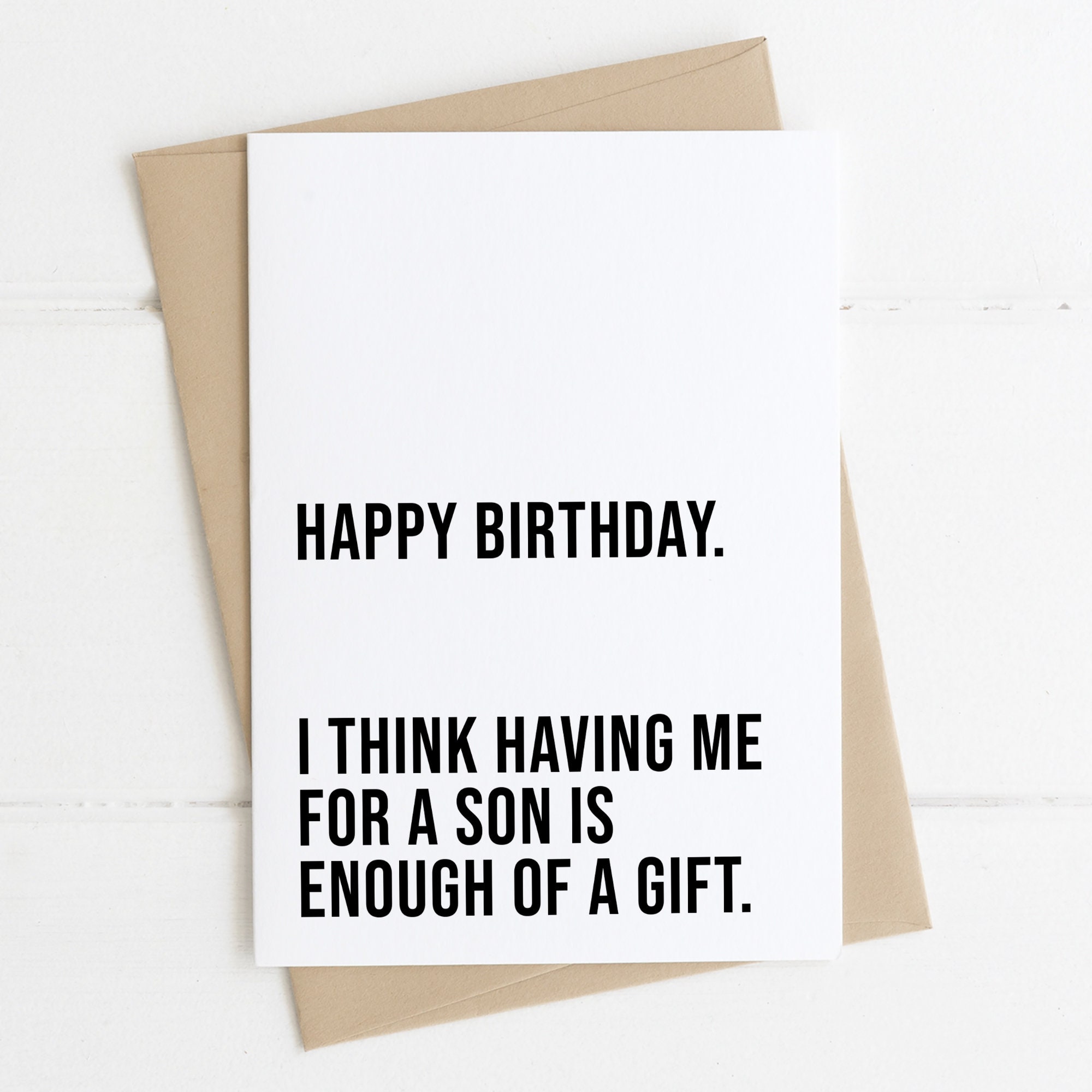 Funny Birthday Card From Son Birthday Card for Parents - Etsy Ireland Funny Birthday Card From Son Birthday Card for Parents - Etsy Ireland