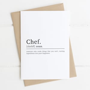 Herunterladbare Chef Definition Karte | Karte für die Arbeit Bestie | Bestie Geburtstagskarte | Freunde Geburtstagskarte | Digitaler Download PDF
