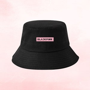 K-pop 100% Cotton Bucket Hat BLACK PINK 