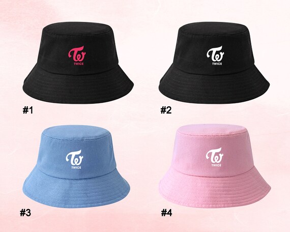 K Friendz Unisex K Pop 100 Cotton Bucket Hat Twice Logo Etsy