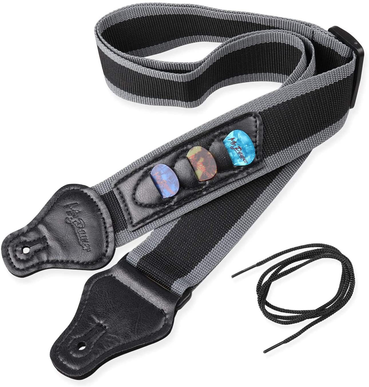 Guitar Strap with 3 Pick Holders for Electric/Acoustic Guitar Etsy