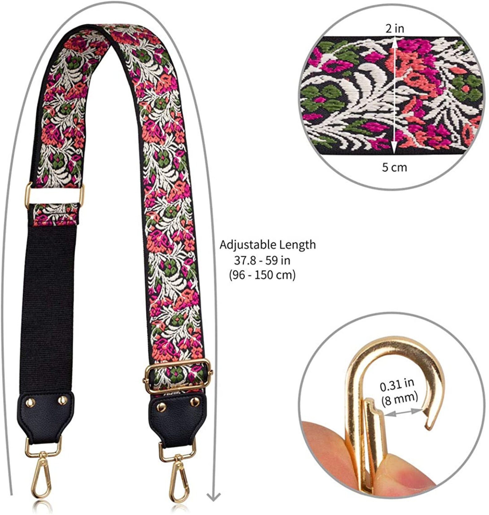 Bag strap wide replacement bag strap messenger bag strap Etsy