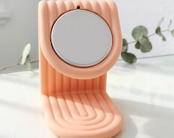 Nordic MagSafe iPhone Charger Stand | 3D Printed Minimal Dock | Modern Japandi Desk Decor | Magnetic Charging Station