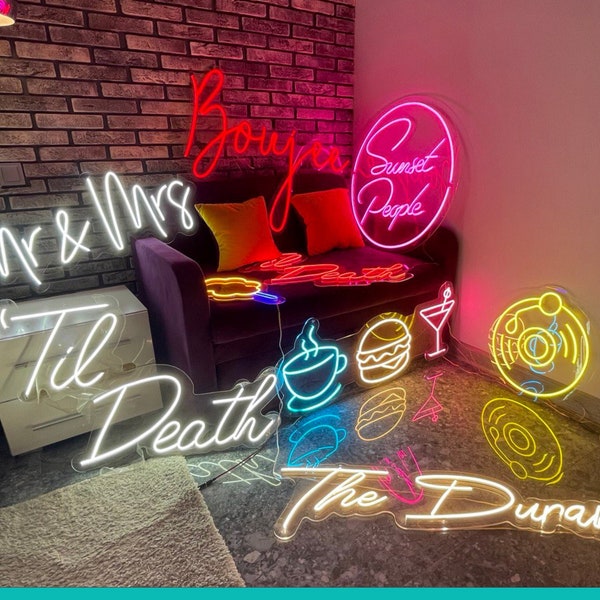 Neon Signs Bedroom Etsy