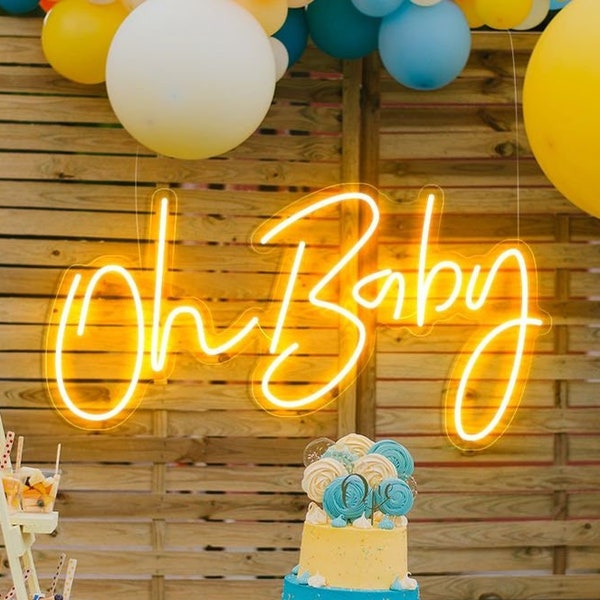 Baby shower neon light Etsy México