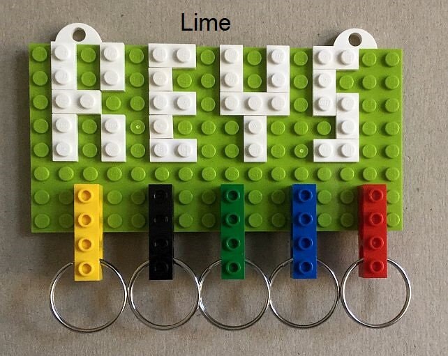LEGO Wall Mounted Key Holder Etsy