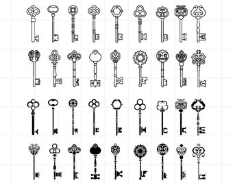 Download Vintage Key Svg Etsy