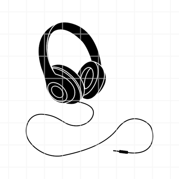 Headphone SVG. Headphone png. Headphone clip art. Headphone Vector. Headphones Cut File. Headphones cutting srt. Headphones cricut.