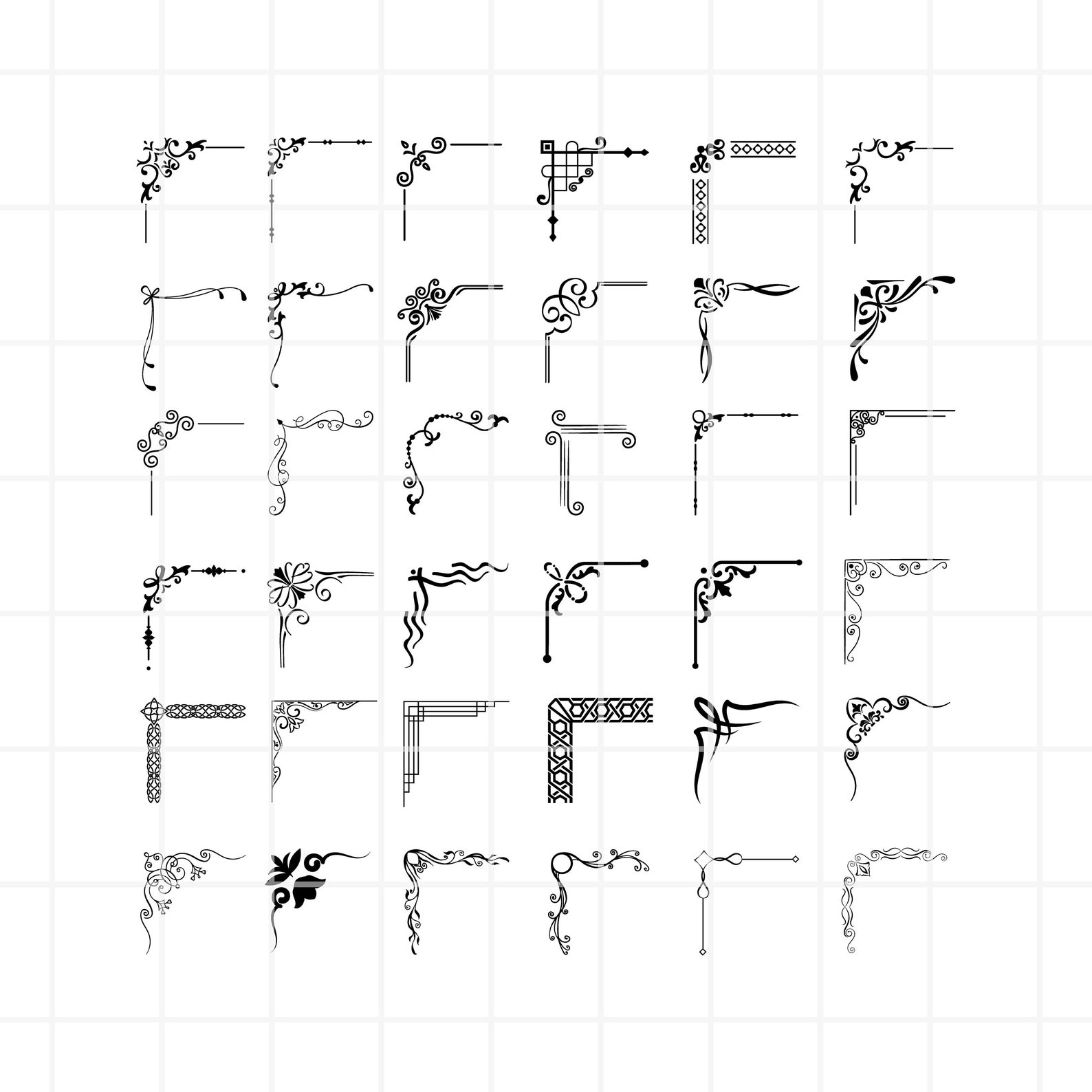 Corner Svg. Corner Svg Bundle. Corner PNG. Corner Clipart. Corner Cut