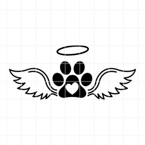 Pet Dog Memorial SVG. Pet Dog Memorial cut file. Pet Dog Memorial cutting set. Pet Dog Memorial clipart. Pet Loss Svg. Pet Love Svg.